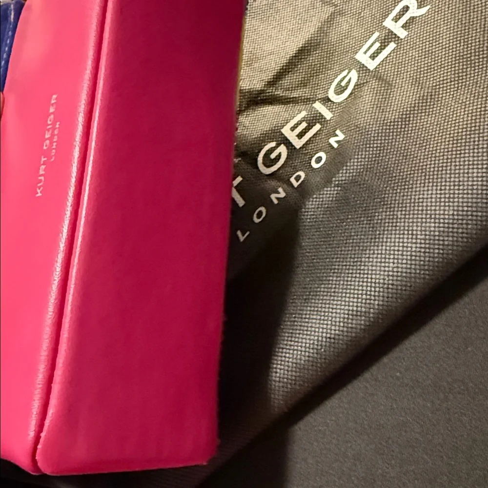 Kurt Geiger Mini Kensington Crystal & Leather Convertible Crossbody Bag 🔥NWT - Picture 6 of 7